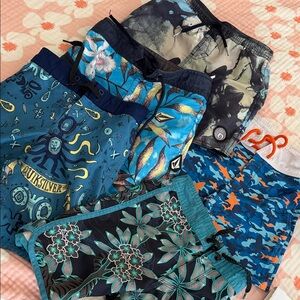 Toddler boys surf shorts bundle